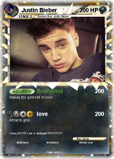 Pokemon Justin Bieber
