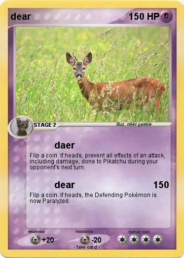 Pokemon dear