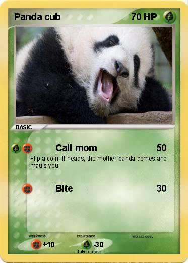 Pokemon Panda cub
