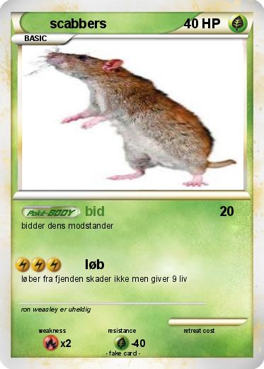 Pokemon scabbers