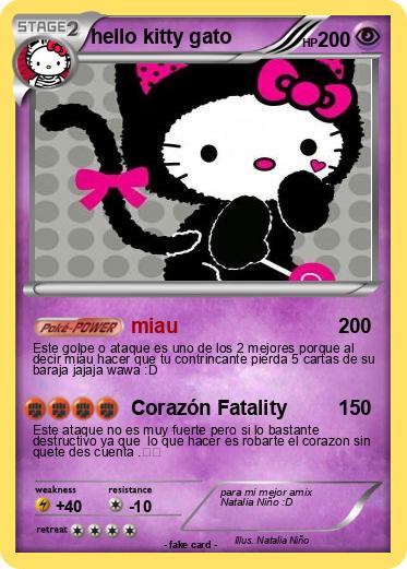 Pokemon hello kitty gato