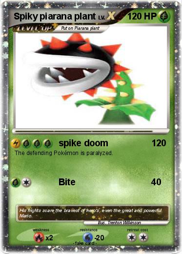 Pokemon Spiky piarana plant