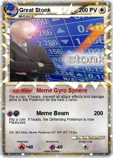 Pokemon Great Stonk