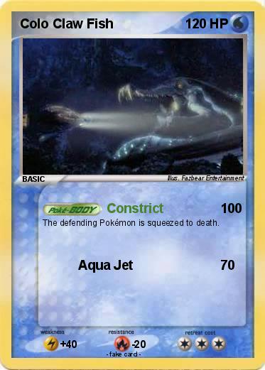 Pokemon Colo Claw Fish