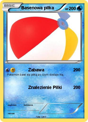 Pokemon Basenowa piłka
