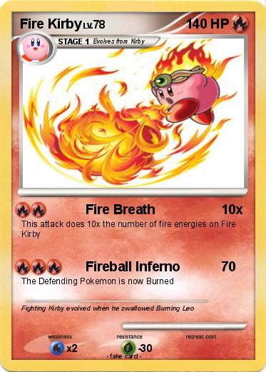 Pokemon Fire Kirby