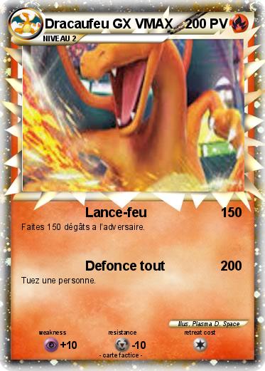 Pokemon Dracaufeu GX VMAX