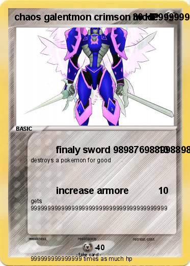 Pokemon chaos galentmon crimson mode99999999999999999999999999999999999999999