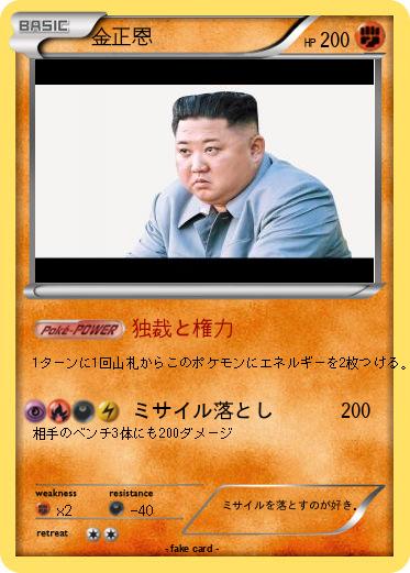 Pokemon 金正恩