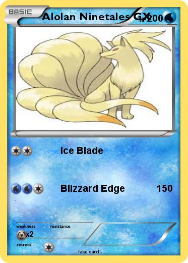 Pokemon Alolan Ninetales GX