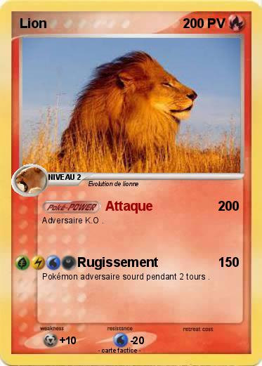 Pokemon Lion