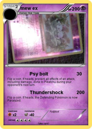 Pokemon mew ex