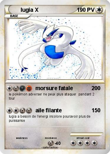 Pokemon lugia X