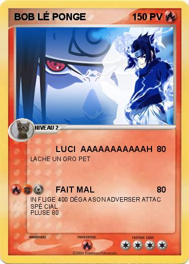 Pokemon BOB LÉ PONGE