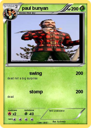 Pokemon paul bunyan