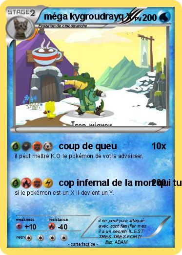 Pokemon méga kygroudrayq X