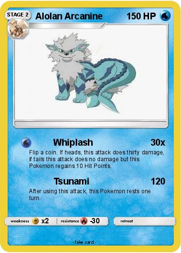 Pokemon Alolan Arcanine