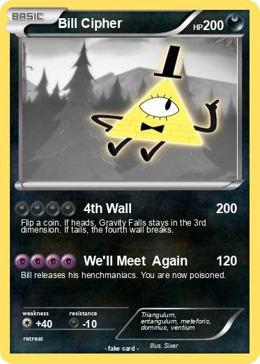 Pokemon Bill Cipher