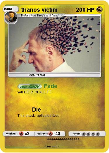 Pokemon thanos victim