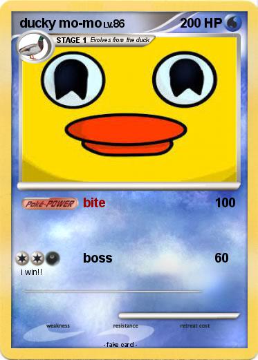 Pokemon ducky mo-mo