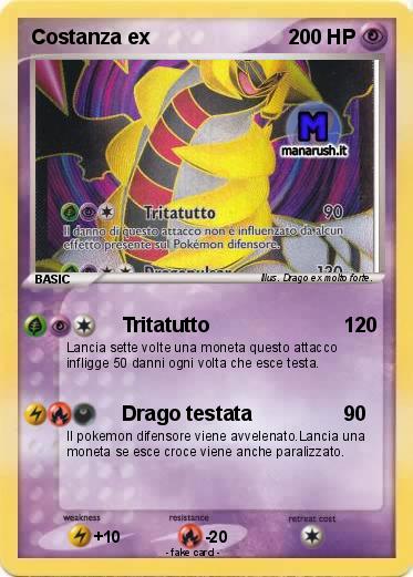 Pokemon Costanza ex