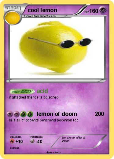 Pokemon cool lemon