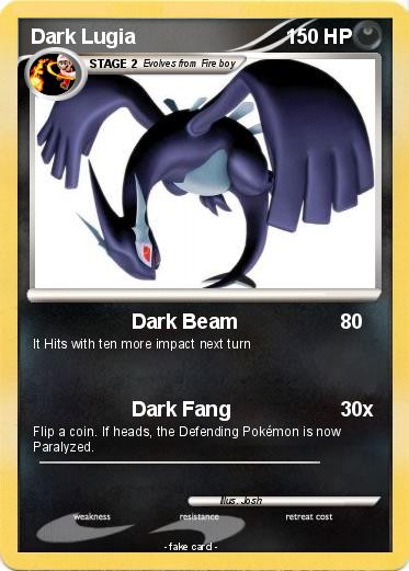 Pokemon Dark Lugia
