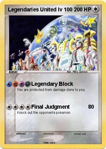 Pokemon Legendaries United lv 100