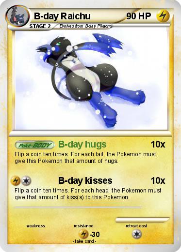 Pokemon B-day Raichu