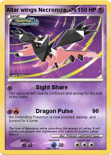 Pokemon Altar wings Necromza