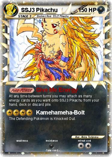 Pokemon SSJ3 Pikachu
