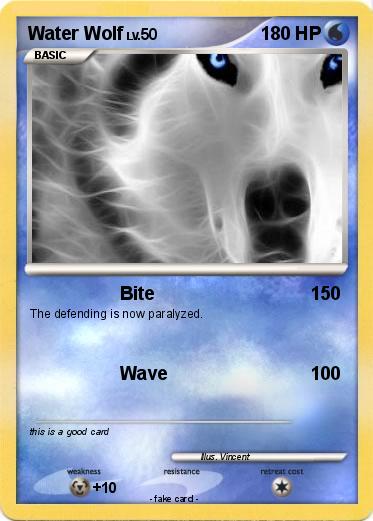 Pokemon Water Wolf