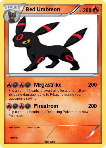 Pokemon Red Umbreon