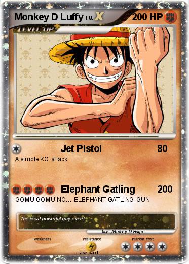 Pokemon Monkey D Luffy