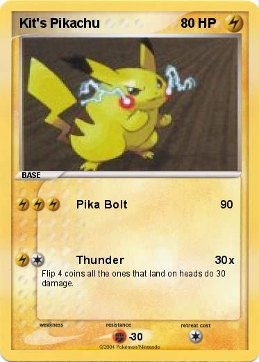 Pokemon Kit's Pikachu