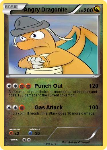 Pokemon Angry Dragonite