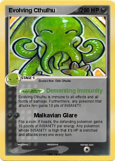 Pokemon Evolving Cthulhu