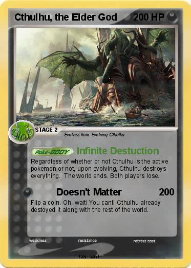 Pokemon Cthulhu, the Elder God
