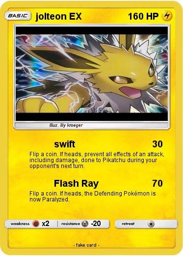 Pokemon jolteon EX