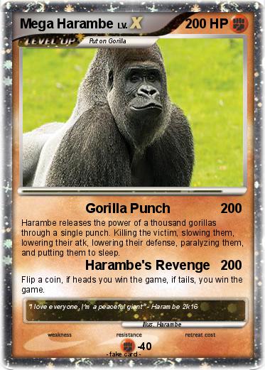 Pokemon Mega Harambe