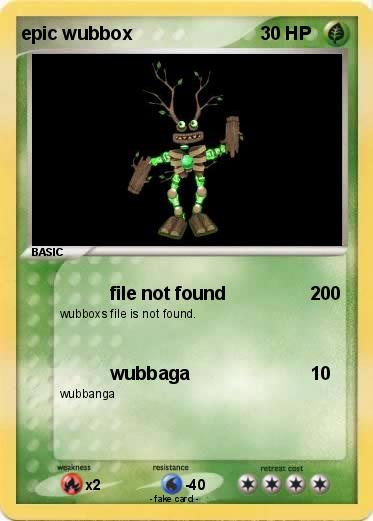 Pokemon epic wubbox