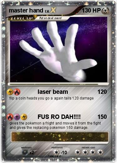 Pokemon master hand