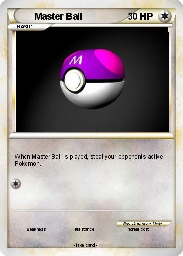 Pokemon Master Ball