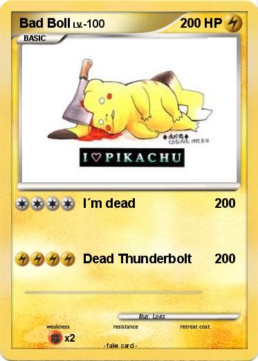 Pokemon Bad Boll