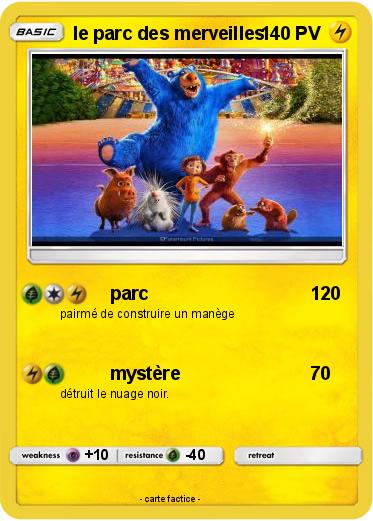 Pokemon le parc des merveilles