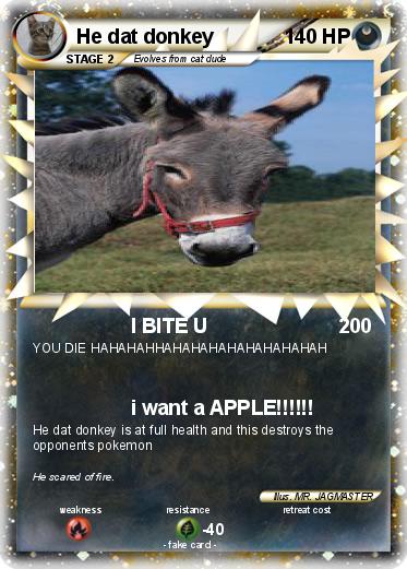 Pokemon He dat donkey