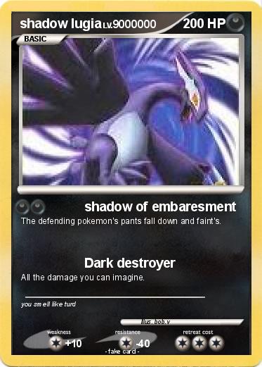 Pokemon shadow lugia