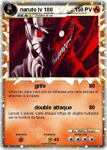 Pokemon naruto lv 100