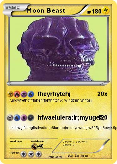 Pokemon Moon Beast