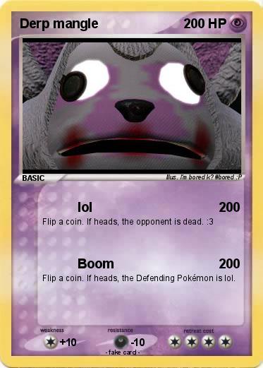 Pokemon Derp mangle